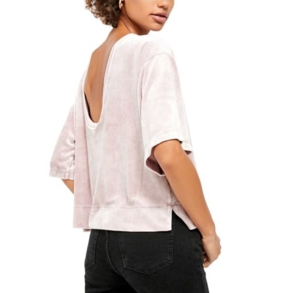 Free People Valerie Velour Top - Picture 2 of 6
